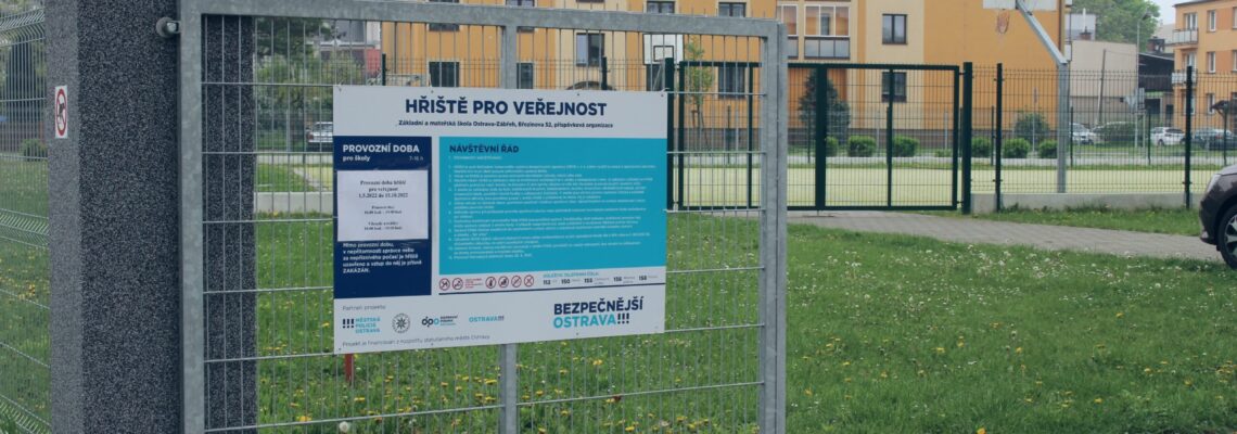 Hřiště otevřená veřejnosti, Bezpečnější Ostrava