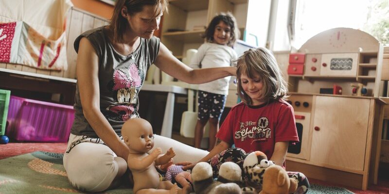V azylovém domě pro matky s dětmi. Foto: MMO