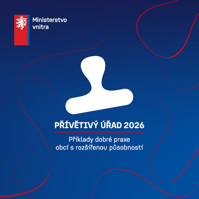 Přední strana brožury Přívětivý úřad 2026 - přehled dobré praxe obcí s rozšířenou působností
